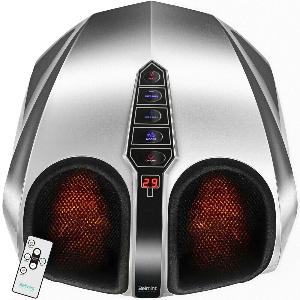 Miko Deep Kneading Foot Massager With Heat And Air Compression: BRAND NEW